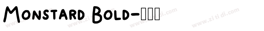 Monstard Bold字体转换